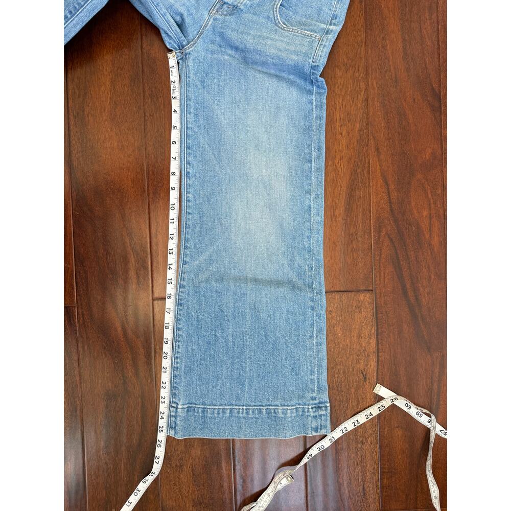 Mother SUPERIOR 25 The Swooner Roller Yoke Front Crop Wide Leg Post No Bills - Picture 11 of 16